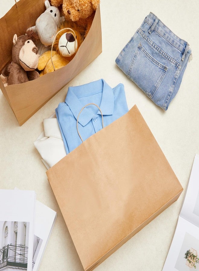 Maitys 30 Pcs 18x14x7 Inch Extra Large Paper Gift Bags with Handles Bulk Kraft Bags for Business, Merchandise, Gifts, Shopping, Retail Stores, Birthday Party Brown Color for Multiple Uses - Image 5